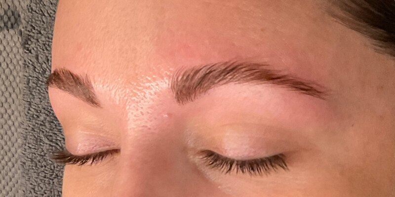 Brow Lamination Before & After Image